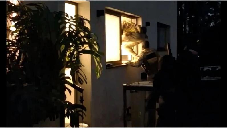 Polícia entrou na casa de Deolane pela janela para cumprir mandado de prisão preventiva. — Foto: Montagem/g1/Reprodução