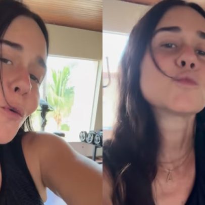 Alessandra Negrini é flagrada dançando em academia vazia