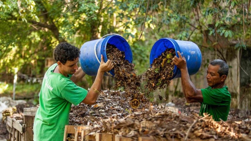 Empresa faz coleta e compostagem de resíduos orgânicos no Rio de Janeiro