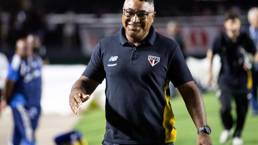 Roger Machado em vitória do São Paulo sobre o Cruzeiro