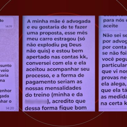 Estagiário do MP do Paraná oferece advogada a acusado em troca de academia grátis