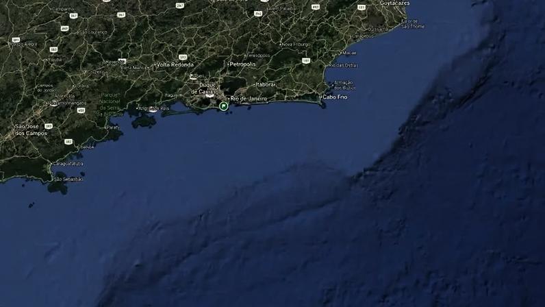 Tremor foi registrado a cerca de 100 quilômetros de Maricá