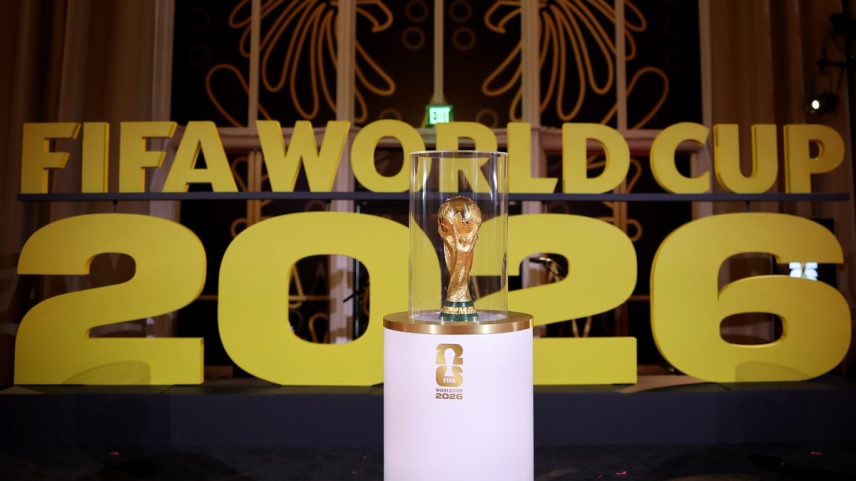 Troféu da Copa do Mundo 2026 — Foto: Getty Images