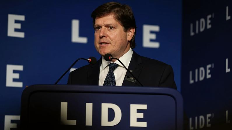 O deputado federal e presidente do MDB, Baleia Rossi (Evandro Macedo/LIDE/Reprodução)