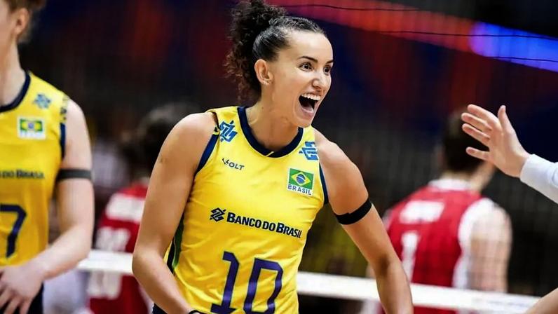 Gabi Guimarães é a camisa 10 e capitã da Seleção Brasileira Feminina de Vôlei