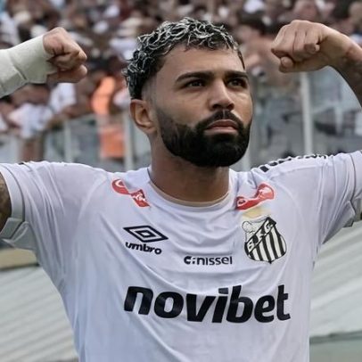 Gabigol brilha sem Neymar no Santos e se aproxima da média do Flamengo
