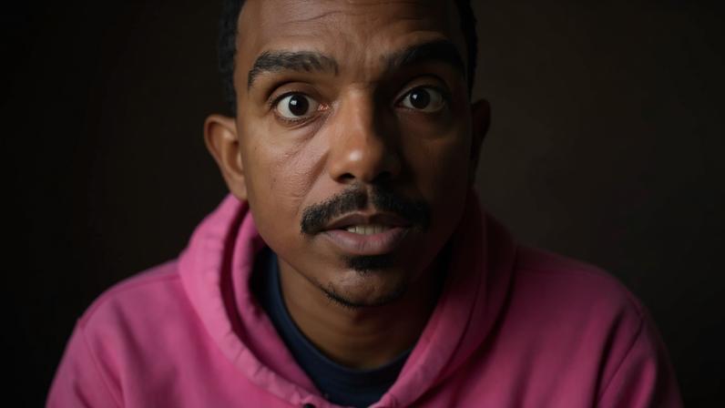 Gabriel e a família perderam parte do imóvel onde moram por conta de um incêndio