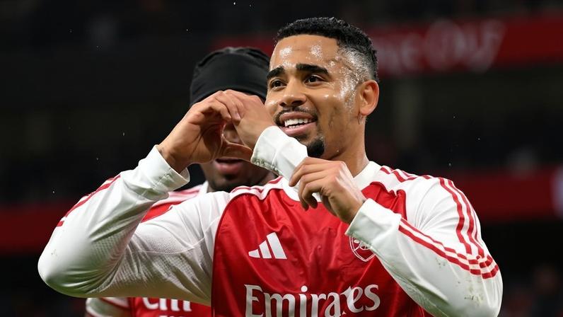 Terceira opção do ataque, Gabriel Jesus fez seis gols nesta temporada pelo Arsenal