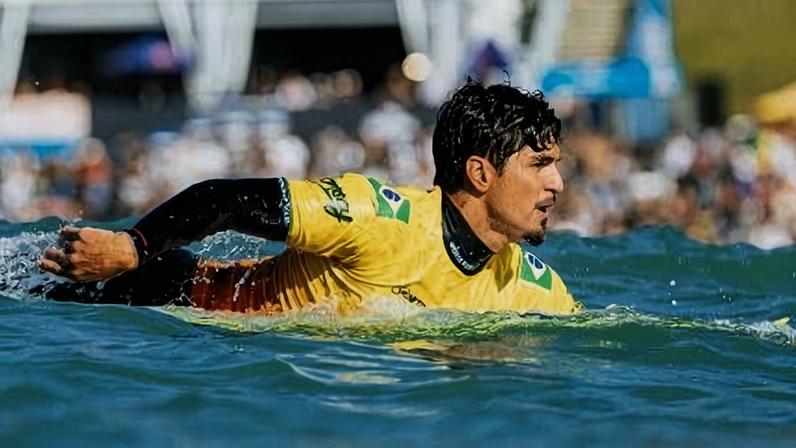 Gabriel Medina foi eliminado nas oitavas de final em Raglan