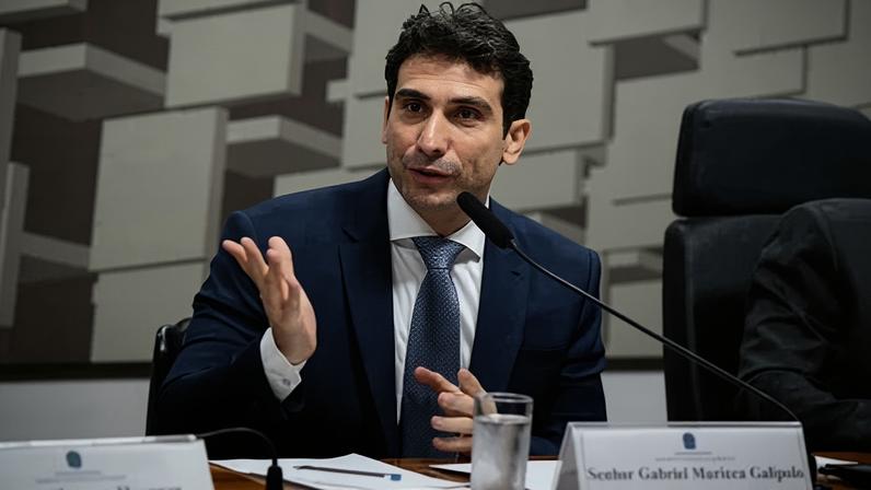 Gabriel Galípolo, presidente do BC, no Senado Federal