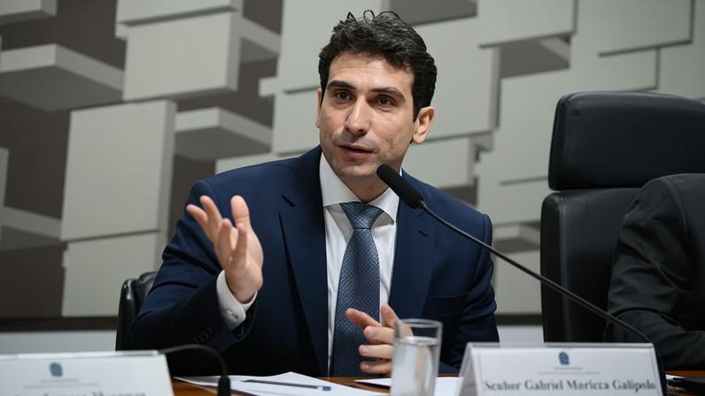 Gabriel Galípolo, presidente do BC, no Senado Federal