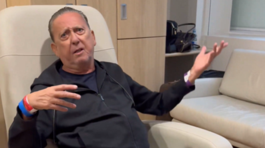 Galvão Bueno falou sobre cirurgia na coluna em publicação em suas redes sociais