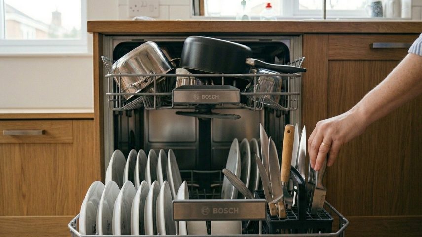 O equipamento facilita a limpeza de múltiplas peças, como talheres, por exemplo — Foto: Reprodução/Getty Images