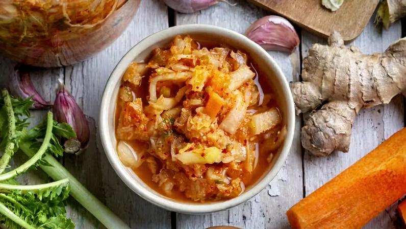 Kimchi: prato típico coreano.