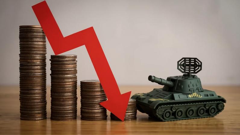 Bolsas em queda guerra — Foto: Getty Images