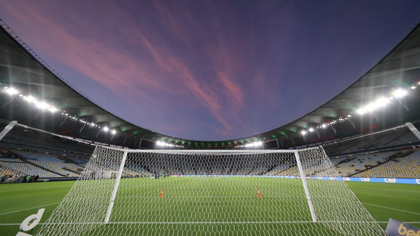 Vista do Maracanã ao anoitecer — Foto: Wagner Meier/Getty Images