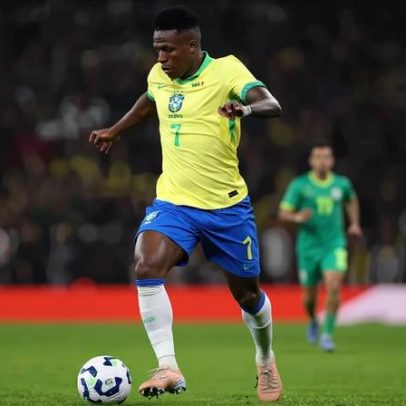 Vini Jr tem oito gols pela seleção brasileira; confira os números