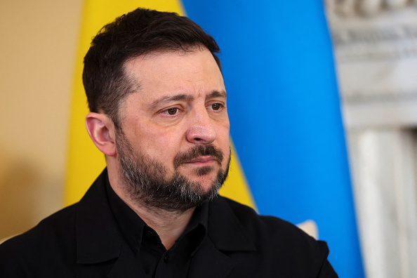 O presidente da Ucrânia, Volodymyr Zelensky. 17/03/2026 (Suzanne Plunkett/Getty Images)