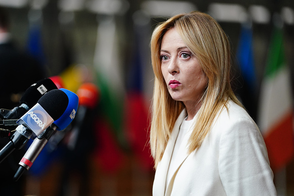 A primeira-ministra italiana, Giorgia Meloni. 19/03/2026 - (Pier Marco Tacca/Getty Images)