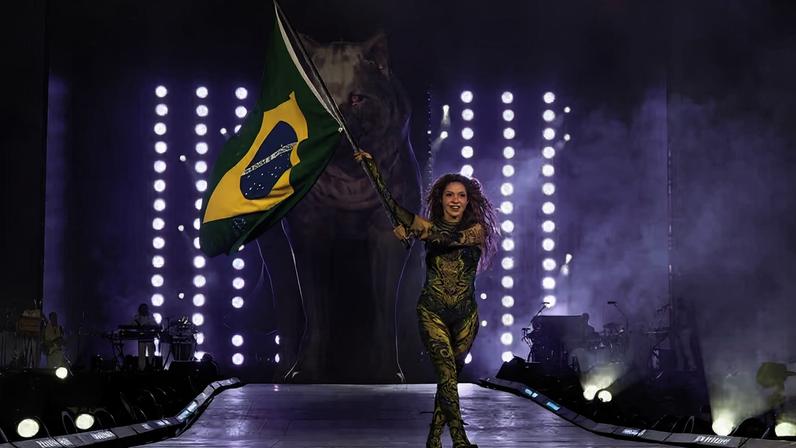 Shakira faz megashow em Copacabana, no Rio de Janeiro — Foto: Getty Images