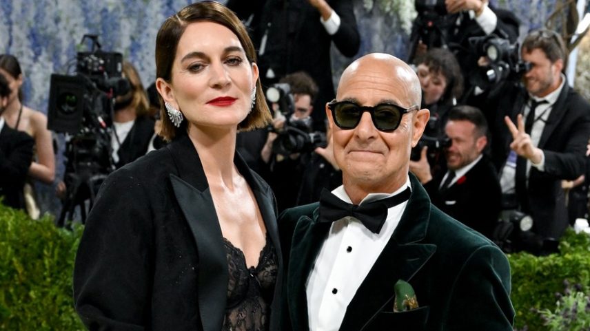 Felicity Blunt e Stanley Tucci — Foto: Getty Images