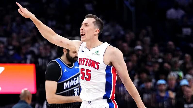 Detroit Pistons vence o Orlando Magic no jogo 6 da série — Foto: Rich Storry/Getty Images