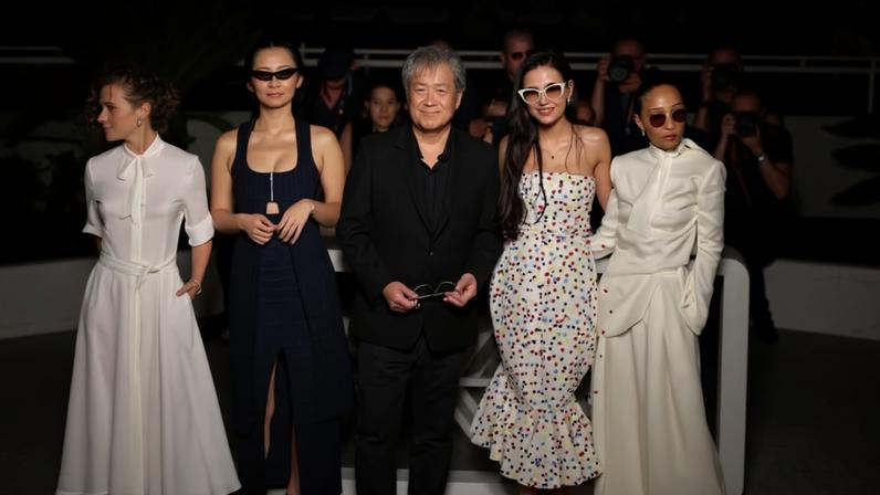 Laura Wandel, Chloé Zhao, Park Chan-wook, Demi Moore e Ruth Negga — Foto: Getty Images
