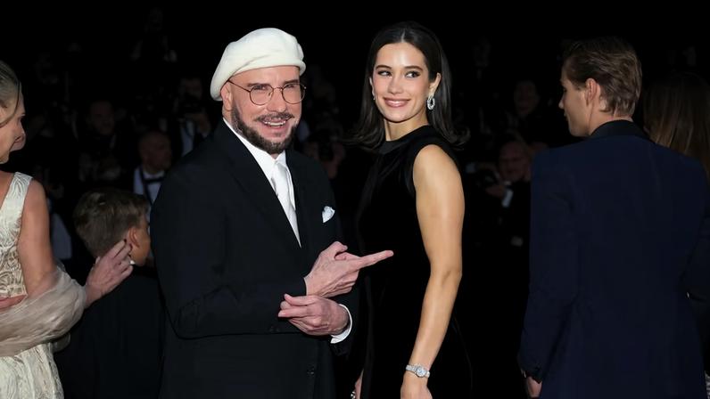 John Travolta e Ella Bleu Travolta — Foto: Getty Images