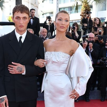 Bella Hadid comparece ao Festival de Cannes acompanhada pelo irmão