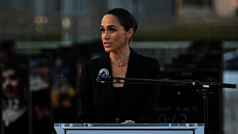 Meghan Markle em Genebra — Foto: Getty Images