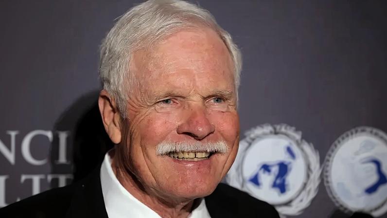 Ted Turner, fundador da CNN que morreu aos 87 anos.