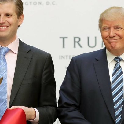 Empresa ligada aos filhos de Trump solicita US$ 400 milhões ao governo dos EUA