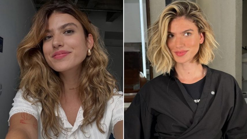 O antes e depois de Giovanna Grigio, que adota novo visual para a novela 'Por Você'