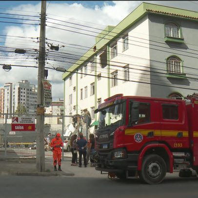 Prédio treme após avião atingir edifício em BH, diz morador
