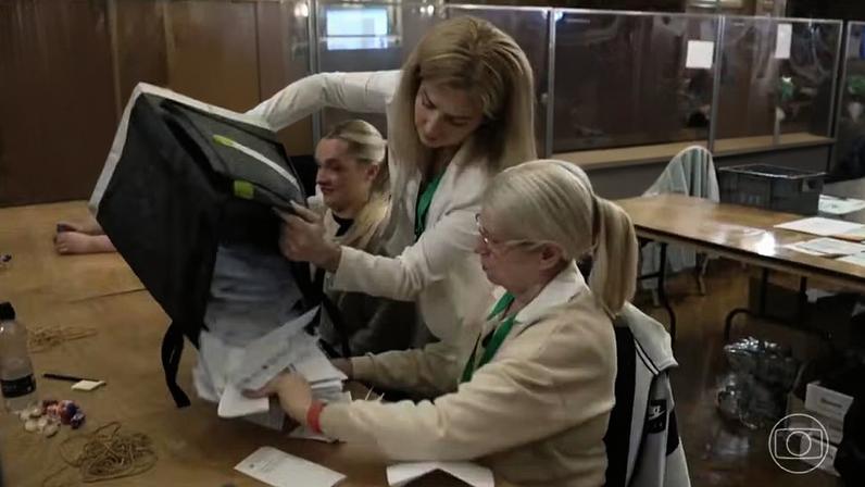 Partido de extrema-direita ganha espaço em eleições municipais no Reino Unido — Foto: Jornal Nacional/ Reprodução