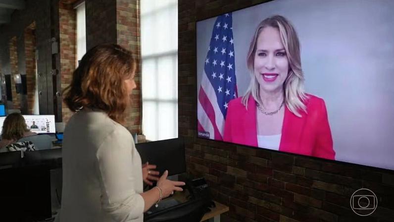 Sem especificar quais, Casa Branca afirma que PCC e CV atuam em 12 estados americanos — Foto: Jornal Nacional/ Reprodução