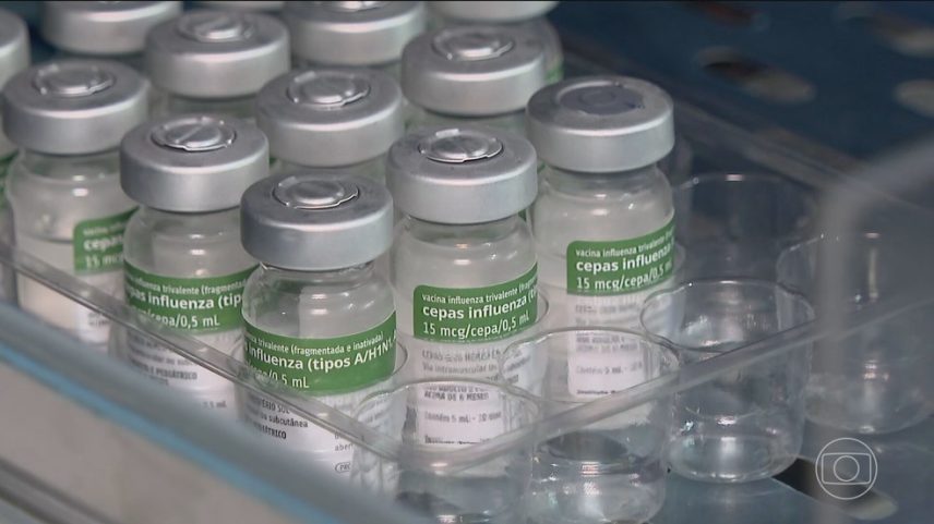 Vacinação contra a gripe: 25 milhões do público prioritário ainda não se imunizaram — Foto: Reprodução/TV Globo