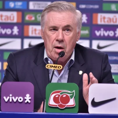 Globo recebe Ancelotti na bancada do JN após anúncio da Seleção