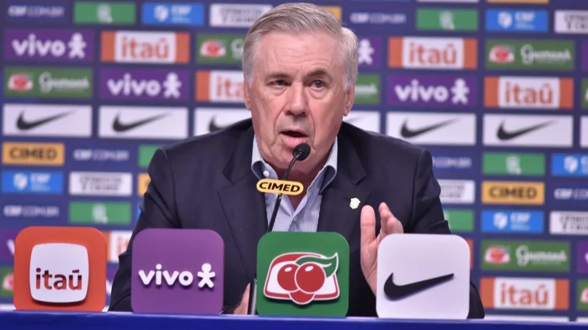 Globo recebe Ancelotti na bancada do JN após anúncio da Seleção