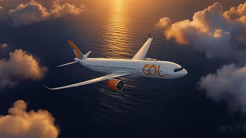 a GOL adquiriu 5 aeronaves para operar as novas rotas