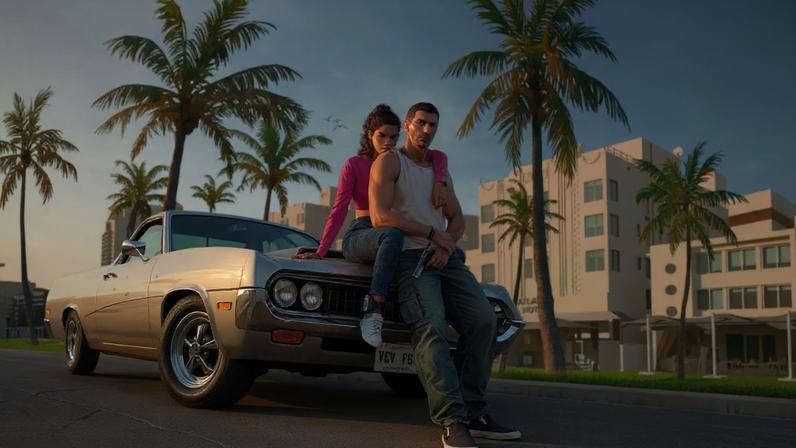 GTA VI: ambientação em Vice City, com os protagonistas Lucia e Jason