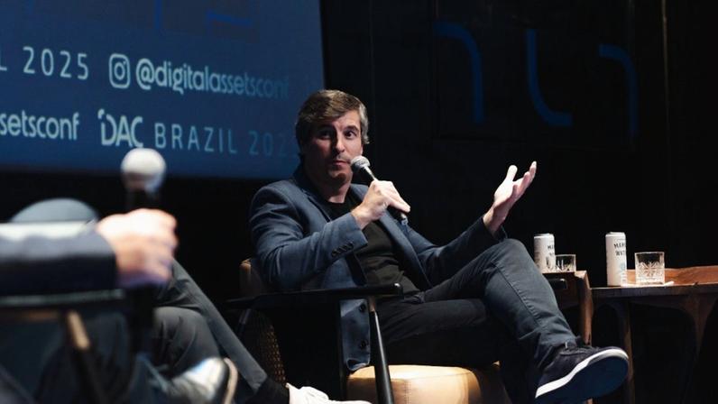 Guilherme Gomes, CEO da OranjeBTC, no Digital Assets Conference (DAC) 2025