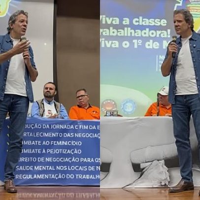 Haddad diz que empates em pesquisas são explicados por 'lavagem cerebral'