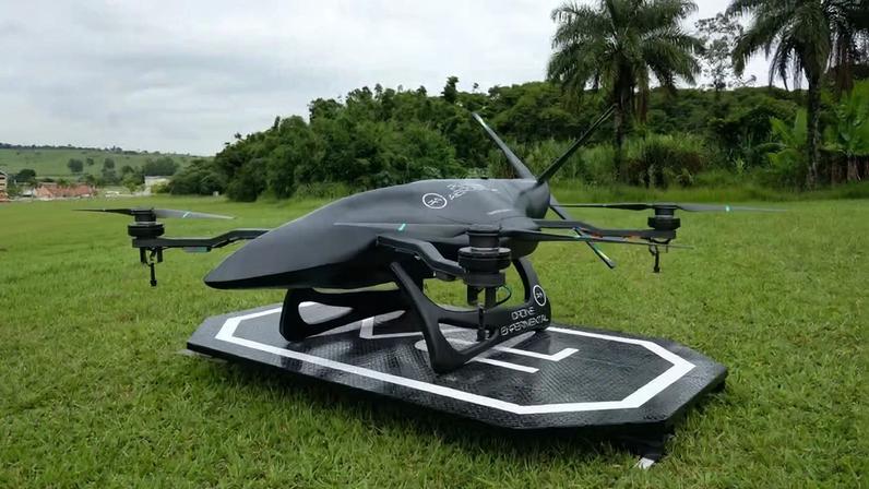 Drone de pulverização agrícola — Foto: Divulgação