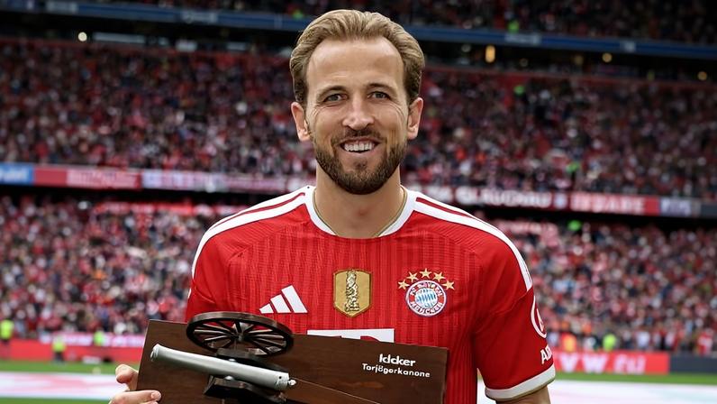 Harry Kane foi artilheiro da Bundesliga e da temporada europeia como um todo