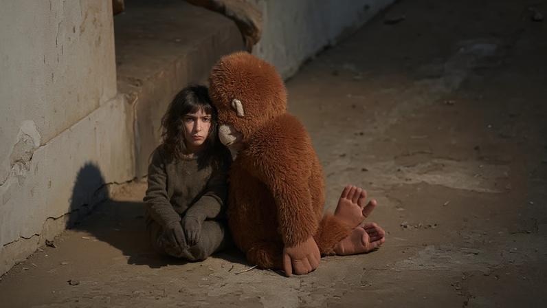Abandonado pela mãe, nos primeiros dias de vida, Punch ficou isolado, convivendo apenas com a pelúcia