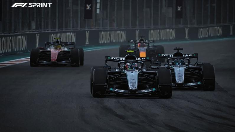 Kimi Antonelli pulou na frente durante Sprint Race em Miami