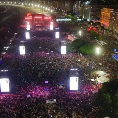 Shakira realiza megashow em Copacabana; acompanhe as últimas notícias