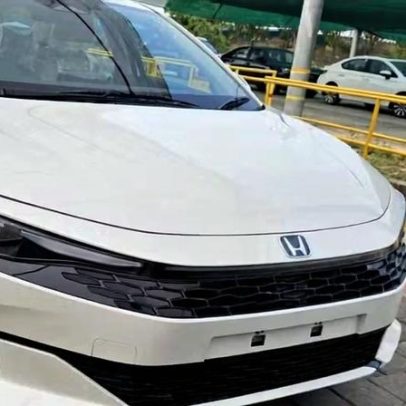Flagra: novo Honda City aparece sem disfarce com inspiração no Prelude