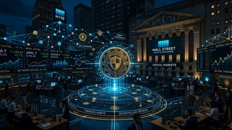 Imagem da matéria: SEC abre caminho para lançamento de ações tokenizadas nos EUA